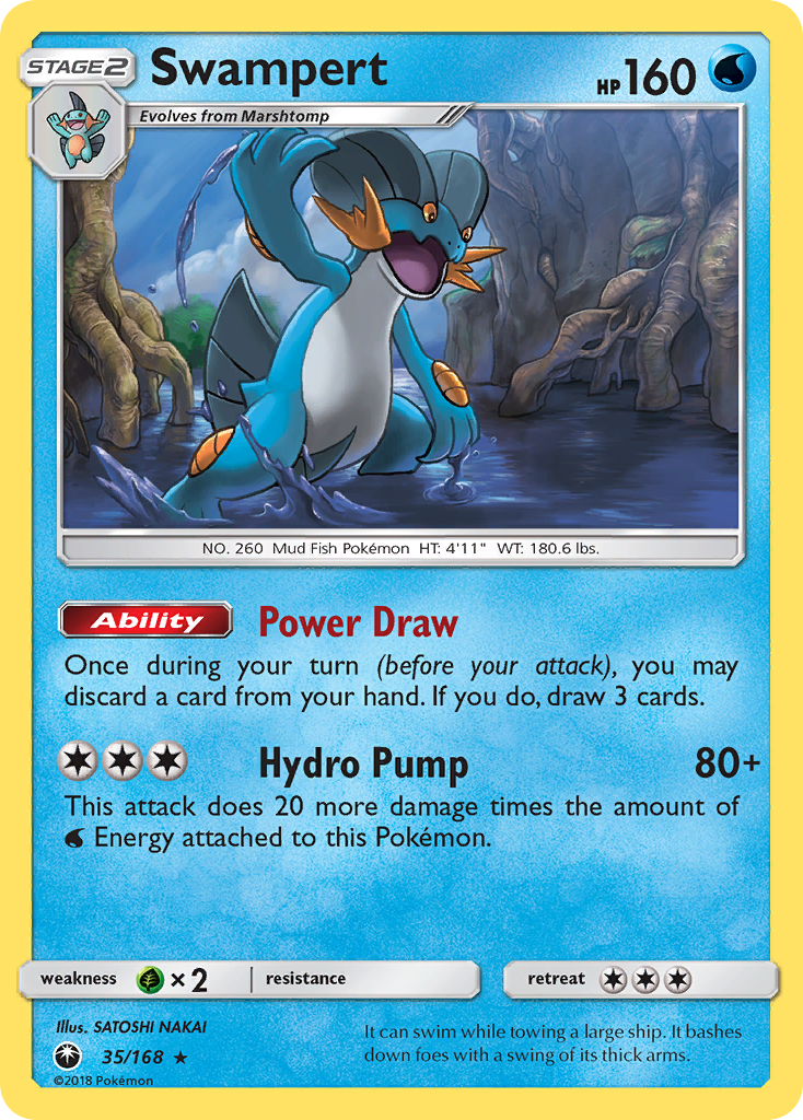 Swampert (35/168) [Sun & Moon: Celestial Storm] | The Time Vault CA