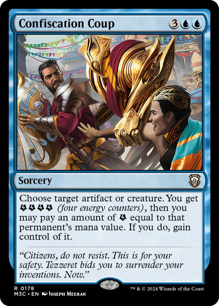 Confiscation Coup (Ripple Foil) [Modern Horizons 3 Commander] | The Time Vault CA