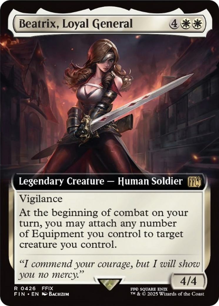 Beatrix, Loyal General (Extended Art) [FINAL FANTASY] | The Time Vault CA