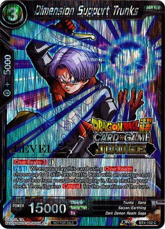 Dimension Support Trunks (Level 2) (BT4-102) [Judge Promotion Cards] | The Time Vault CA