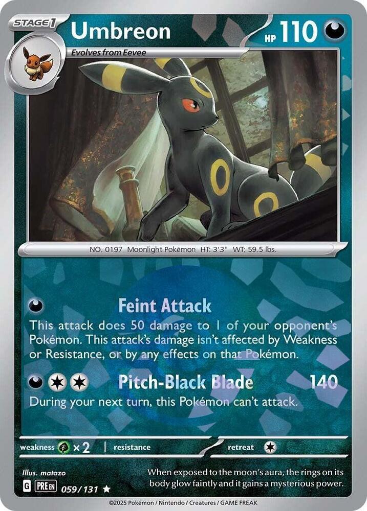 Umbreon (059/131) (Poke Ball Pattern) [Scarlet & Violet: Prismatic Evolutions] | The Time Vault CA