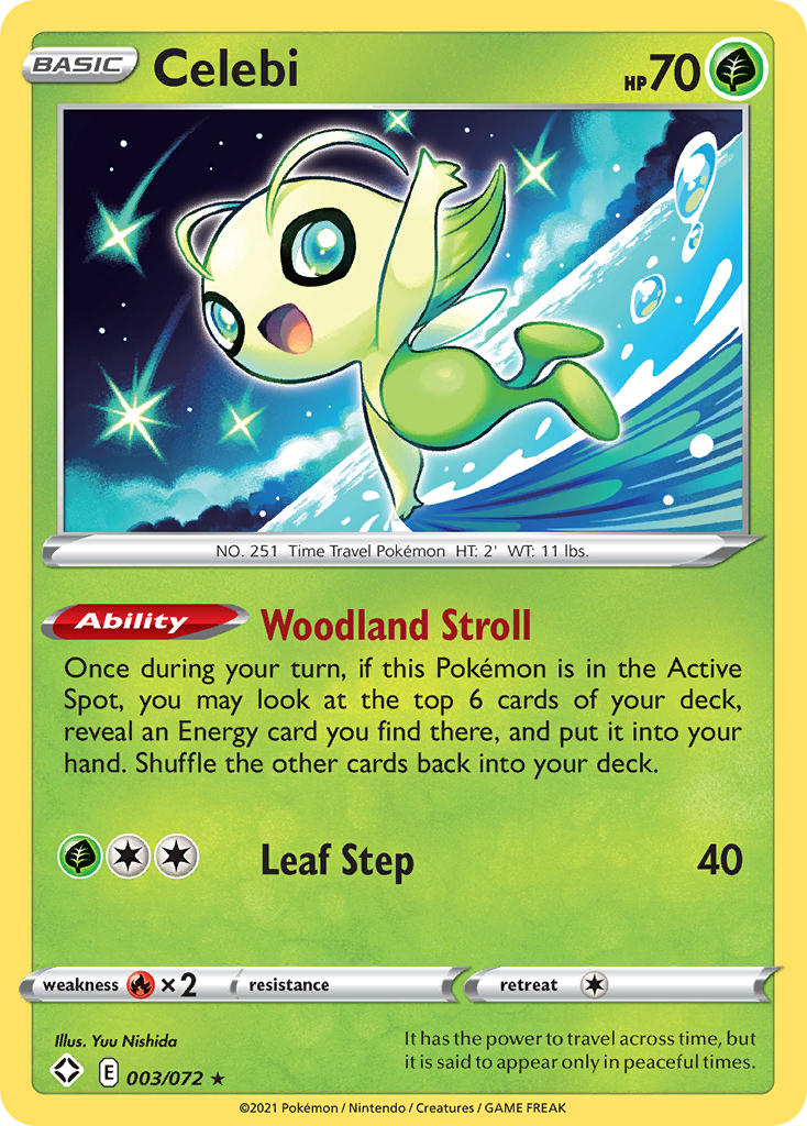 Celebi (003/072) [Sword & Shield: Shining Fates] | The Time Vault CA