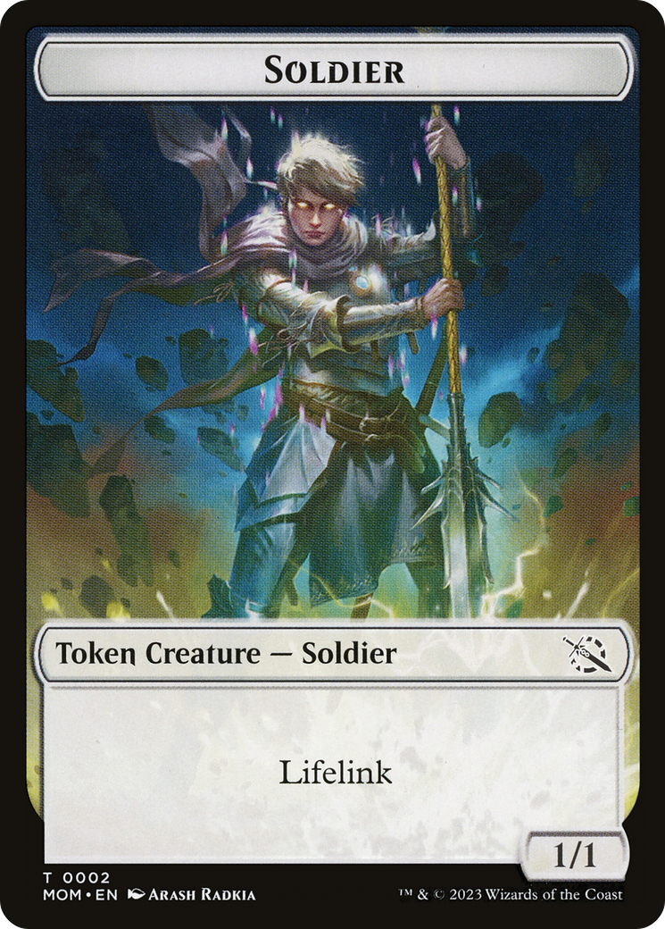 Soldier // Thopter Double-Sided Token [March of the Machine Tokens] | The Time Vault CA