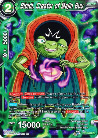 Bibidi, Creator of Majin Buu (BT11-072) [Vermilion Bloodline 2nd Edition] | The Time Vault CA