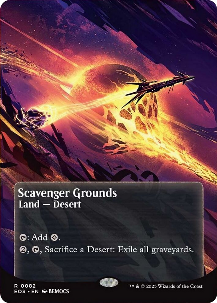 Scavenger Grounds (0082) (Borderless) [Edge of Eternities: Stellar Sights] | The Time Vault CA