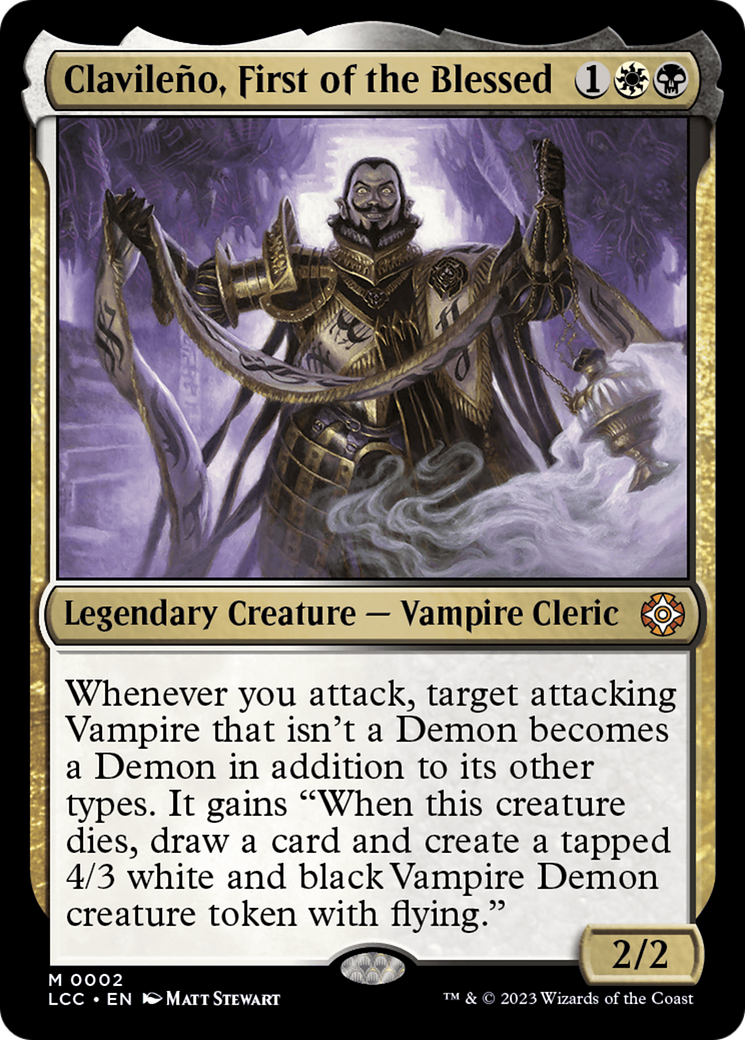 Clavileno, First of the Blessed [The Lost Caverns of Ixalan Commander] | The Time Vault CA