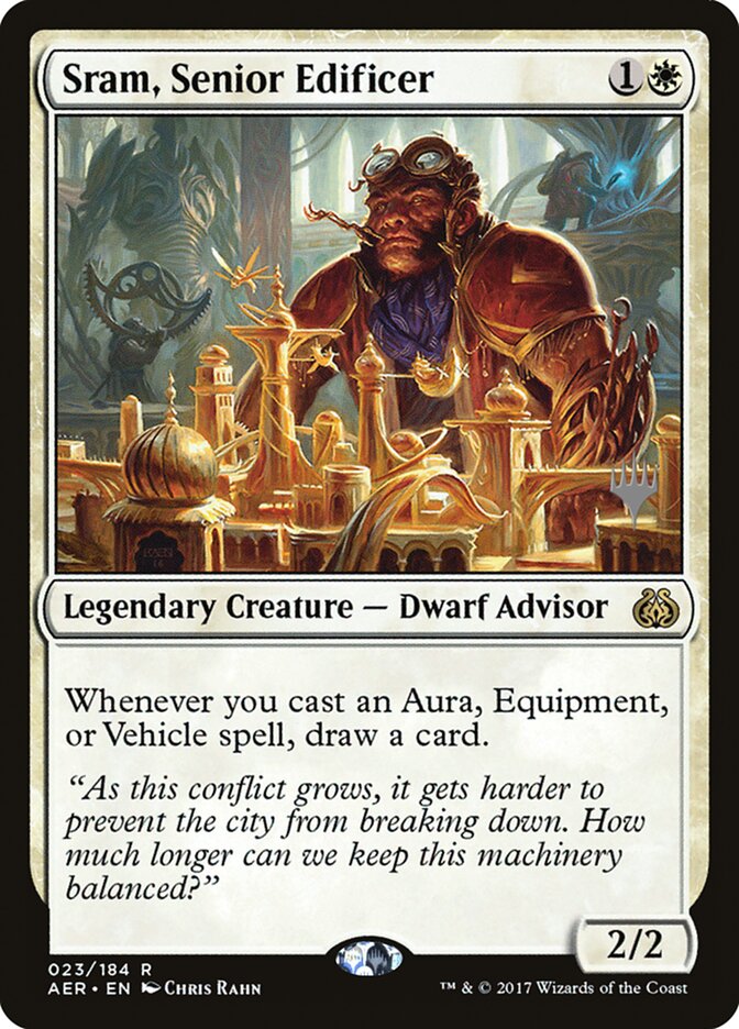 Sram, Senior Edificer [Aether Revolt Promos] | The Time Vault CA