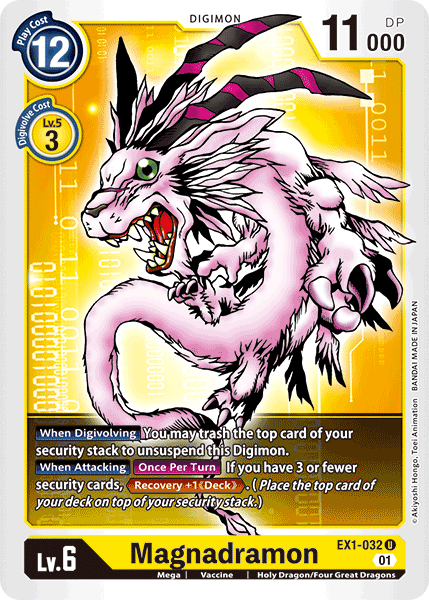 Magnadramon [EX1-032] [Classic Collection] | The Time Vault CA