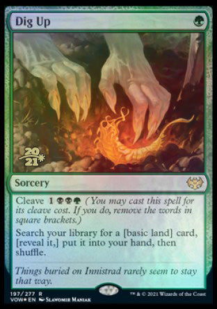 Dig Up [Innistrad: Crimson Vow Prerelease Promos] | The Time Vault CA