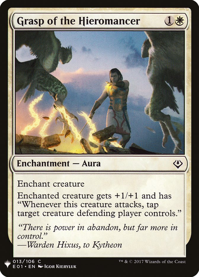 Grasp of the Hieromancer [Mystery Booster] | The Time Vault CA