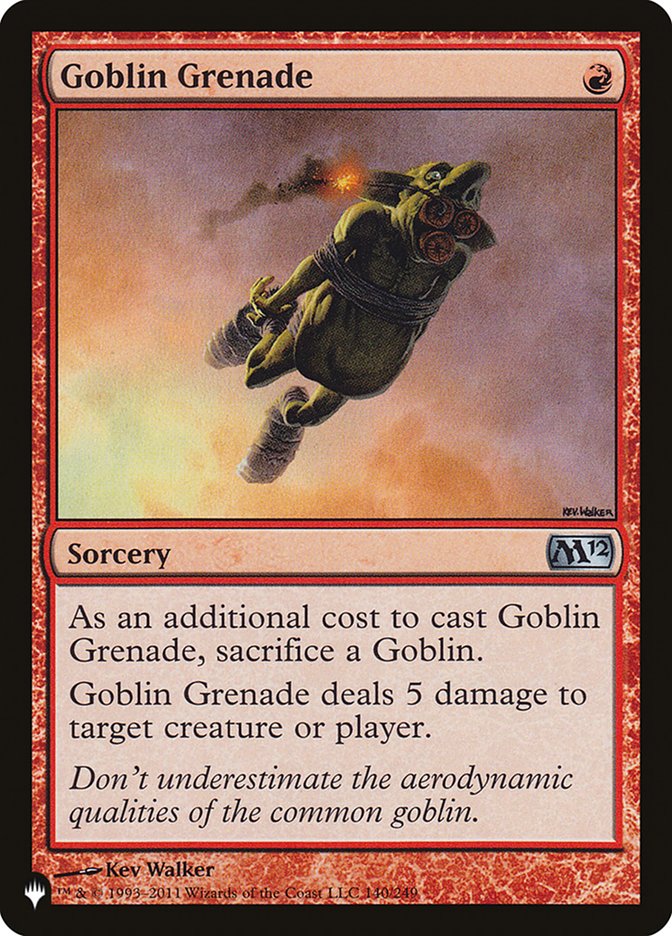 Goblin Grenade [The List] | The Time Vault CA