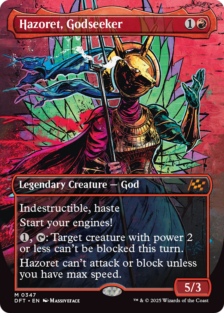 Hazoret, Godseeker (Borderless) [Aetherdrift] | The Time Vault CA