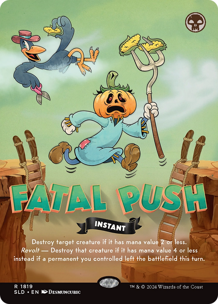 Fatal Push (1819) (Rainbow Foil) [Secret Lair Drop Series] | The Time Vault CA