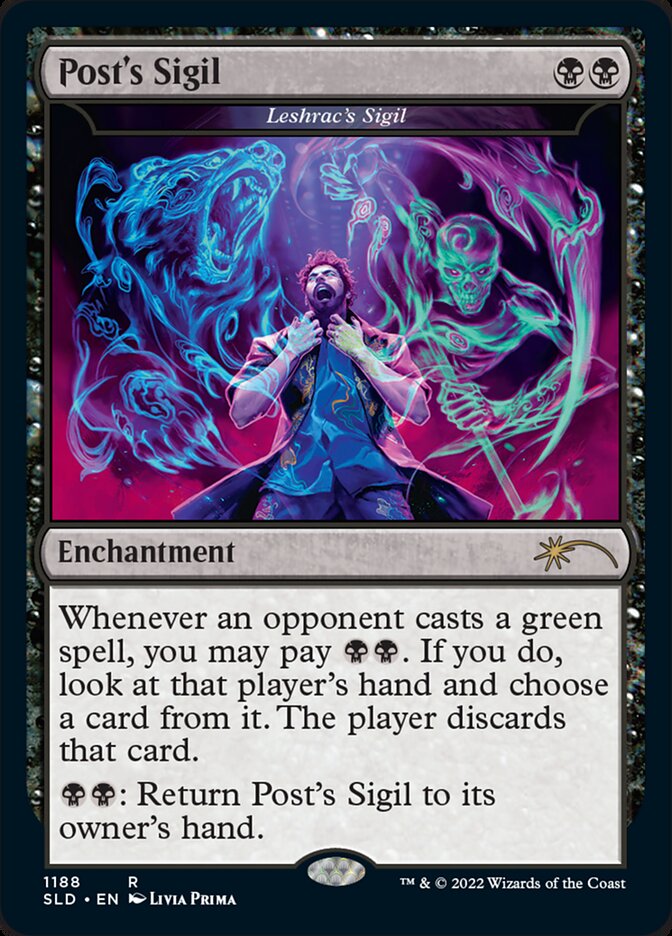 Post's Sigil - Leshrac's Sigil [Secret Lair Drop Series] | The Time Vault CA
