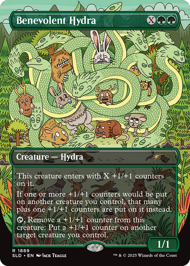 Benevolent Hydra (Rainbow Foil) [Secret Lair Drop Series] | The Time Vault CA