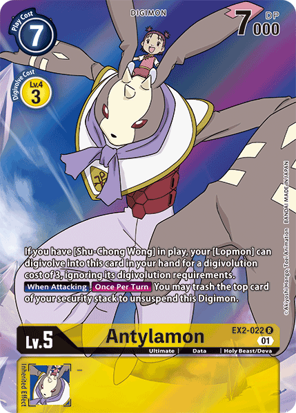 Antylamon [EX2-022] (Alternate Art) [Digital Hazard] | The Time Vault CA