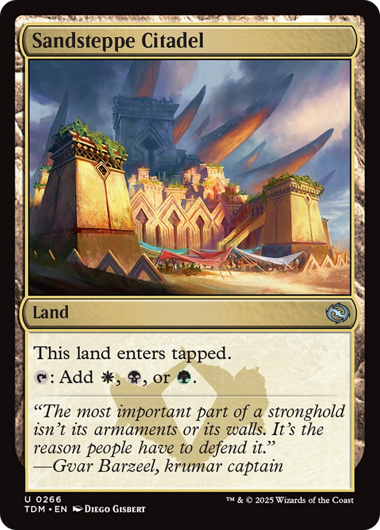 Sandsteppe Citadel [Tarkir: Dragonstorm] | The Time Vault CA