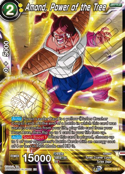 Amond, Power of the Tree (BT15-109) [Saiyan Showdown] | The Time Vault CA