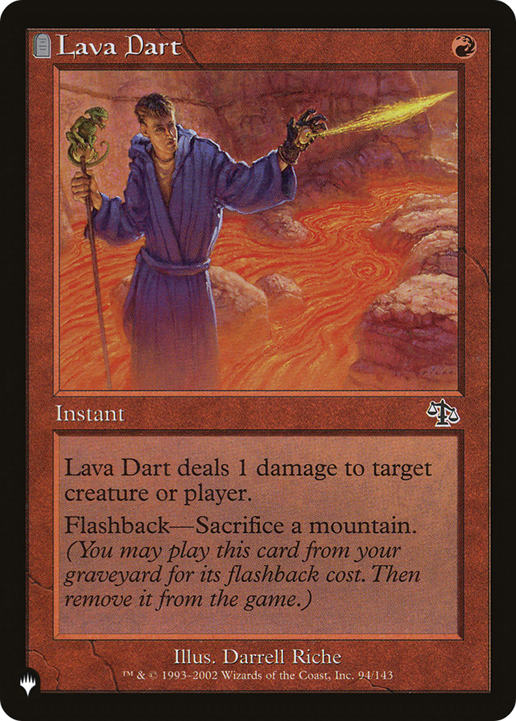 Lava Dart [The List] | The Time Vault CA
