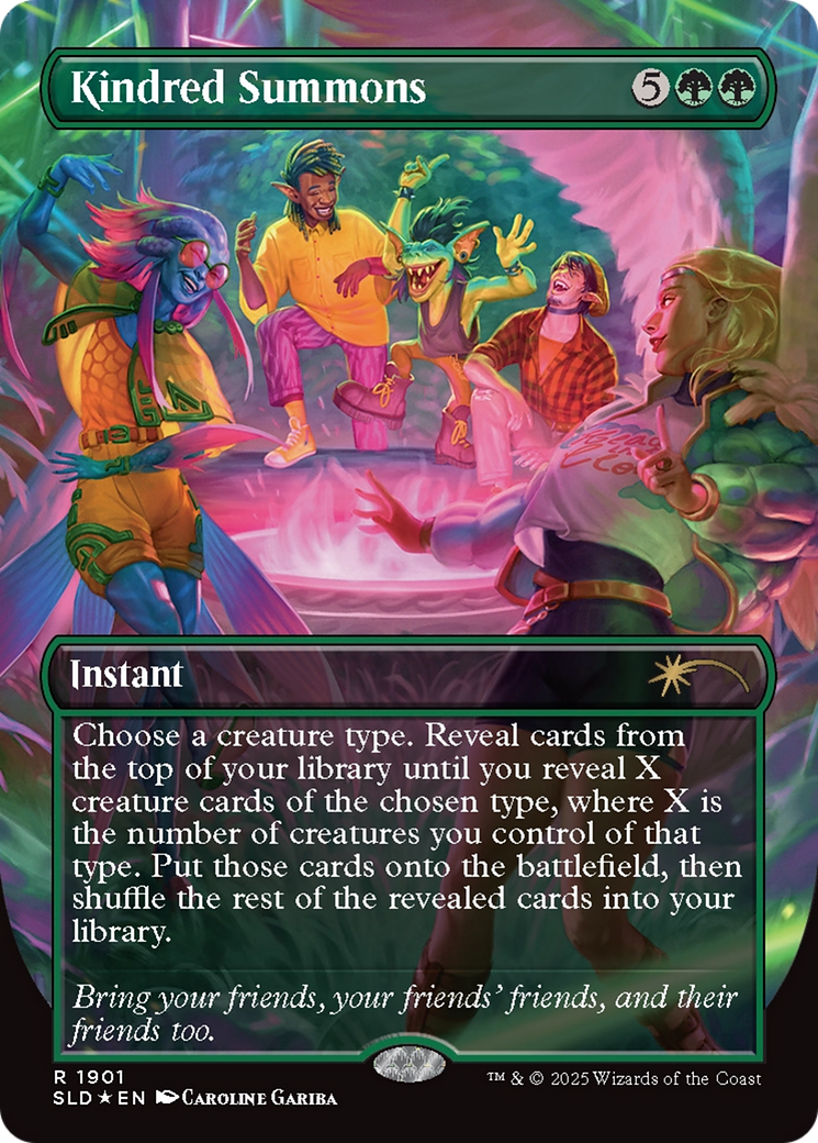 Kindred Summons (Double Rainbow Foil) [Secret Lair Drop Series] | The Time Vault CA