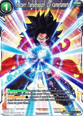 Instant Transmission 10x Kamehameha (BT11-151) [Vermilion Bloodline 2nd Edition] | The Time Vault CA