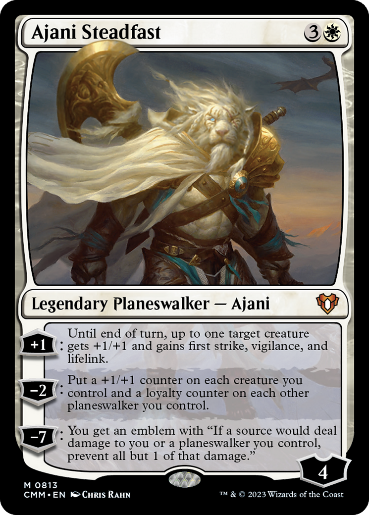 Ajani Steadfast [Commander Masters] | The Time Vault CA