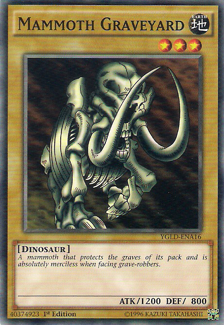Mammoth Graveyard [YGLD-ENA16] Common | The Time Vault CA