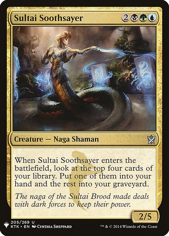 Sultai Soothsayer [Mystery Booster] | The Time Vault CA