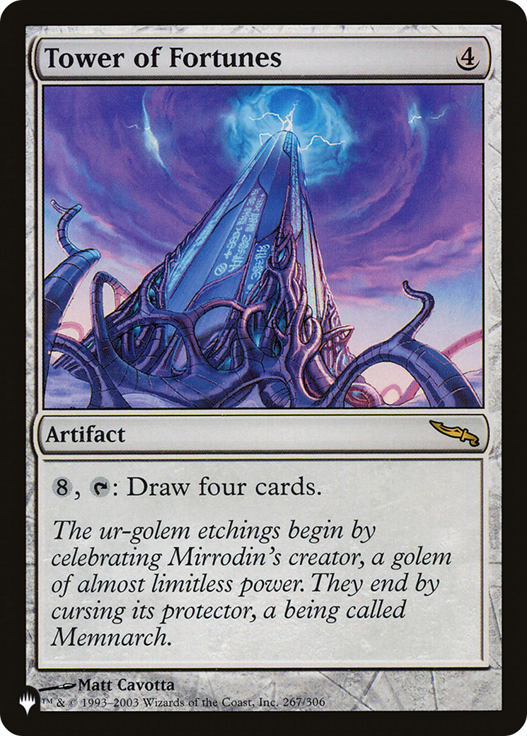 Tower of Fortunes [The List] | The Time Vault CA
