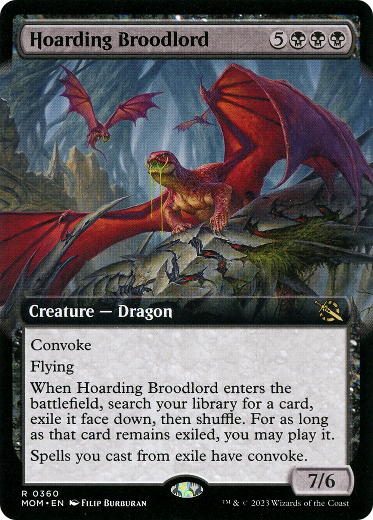 Hoarding Broodlord (Extended Art) [March of the Machine] | The Time Vault CA