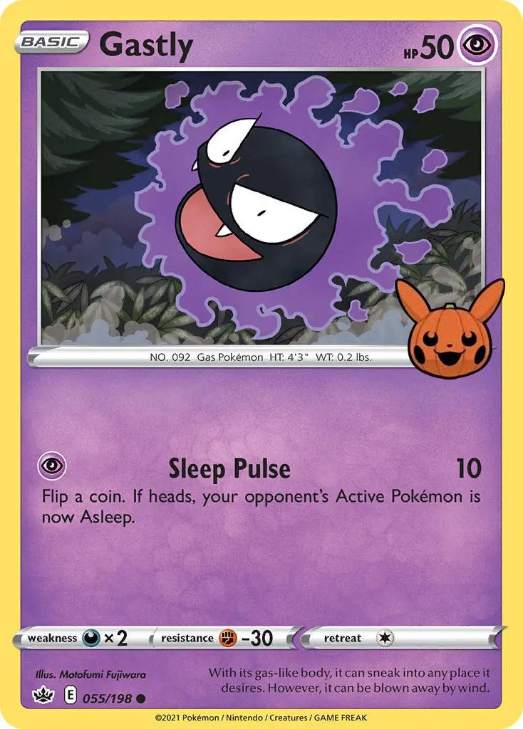 Gastly (055/198) [Trick or Trade] | The Time Vault CA