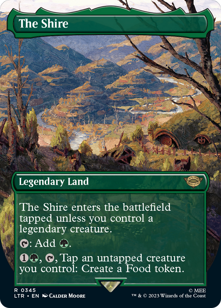 The Shire (Borderless Alternate Art) [The Lord of the Rings: Tales of Middle-Earth] | The Time Vault CA