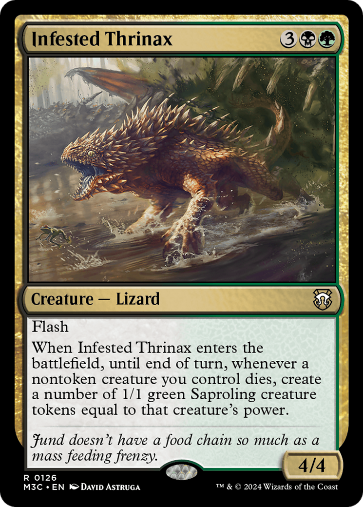 Infested Thrinax [Modern Horizons 3 Commander] | The Time Vault CA
