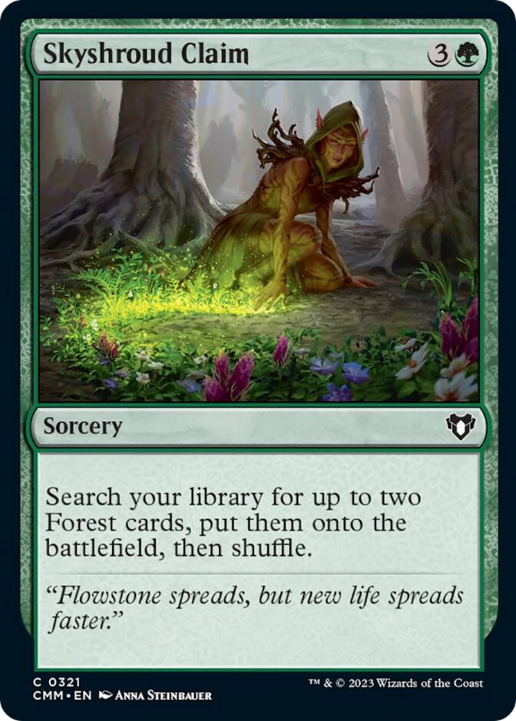 Skyshroud Claim [Commander Masters] | The Time Vault CA