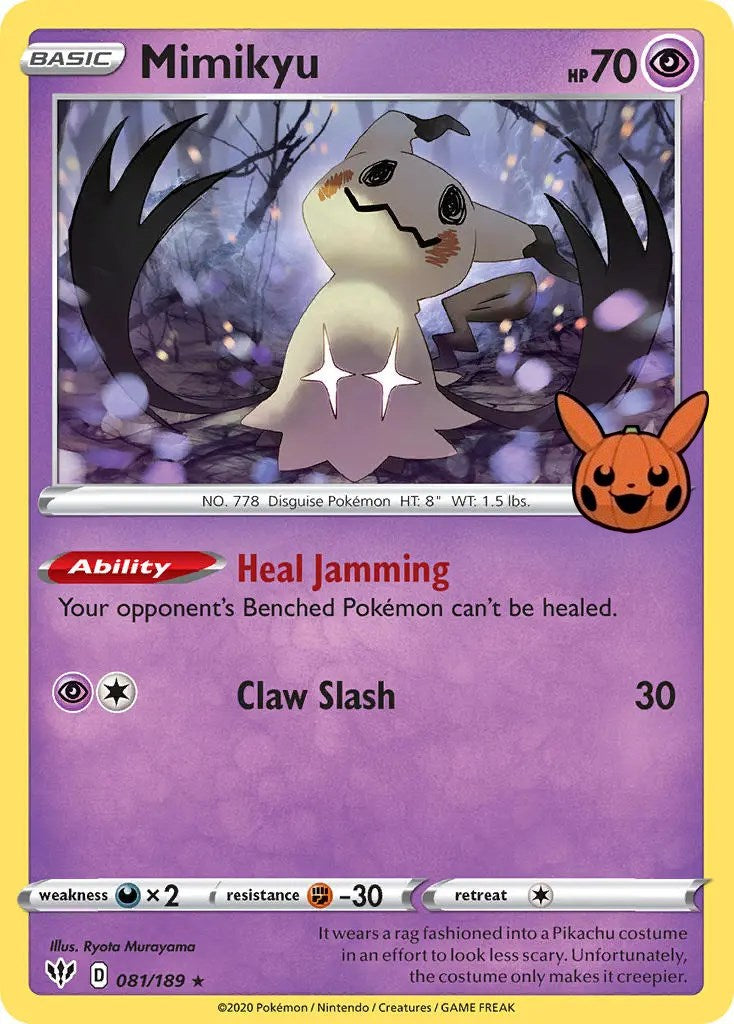 Mimikyu (081/189) [Trick or Trade] | The Time Vault CA