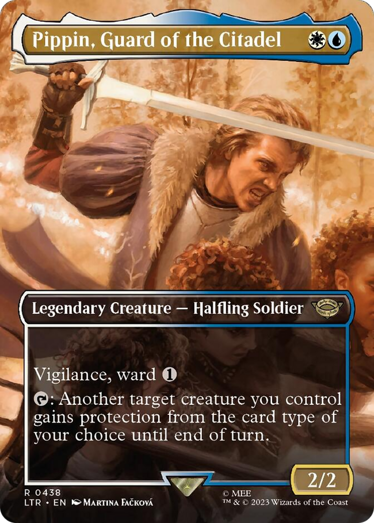 Pippin, Guard of the Citadel (Borderless Alternate Art) [The Lord of the Rings: Tales of Middle-Earth] | The Time Vault CA