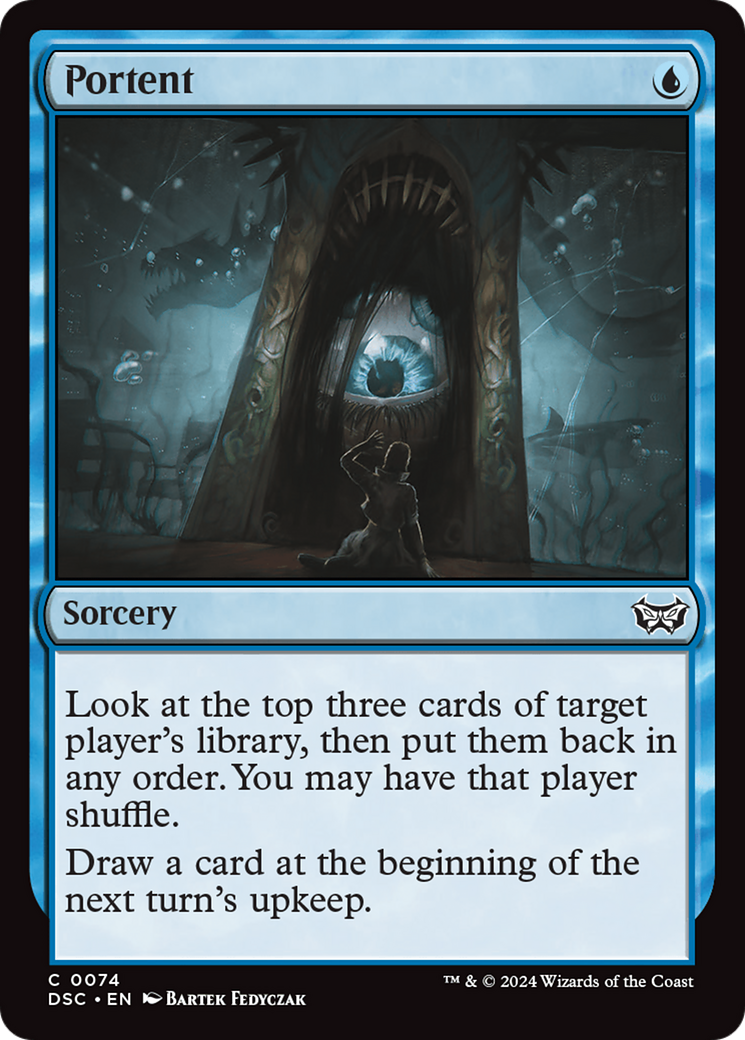 Portent [Duskmourn: House of Horror Commander] | The Time Vault CA