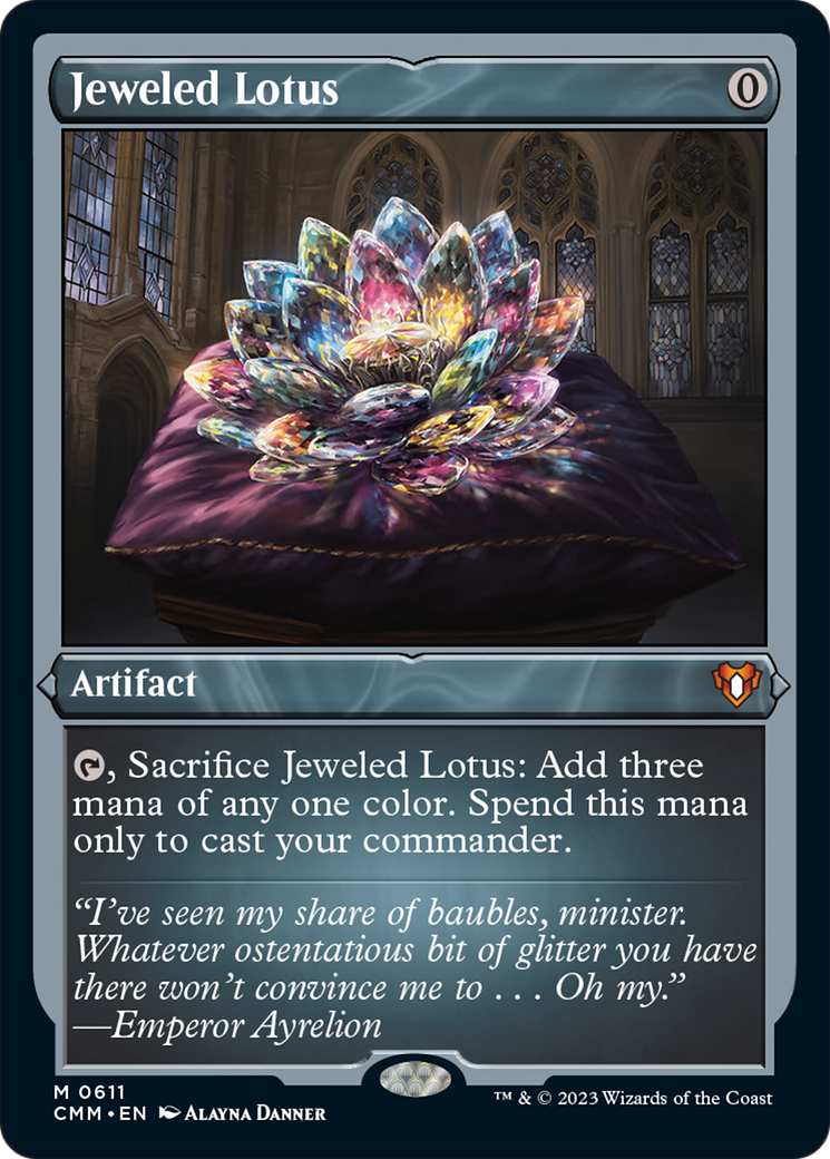 Jeweled Lotus (Foil Etched) [Commander Masters] | The Time Vault CA