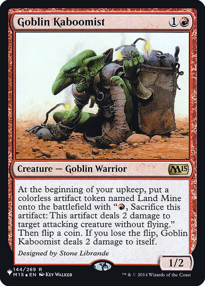 Goblin Kaboomist [Secret Lair: Heads I Win, Tails You Lose] | The Time Vault CA