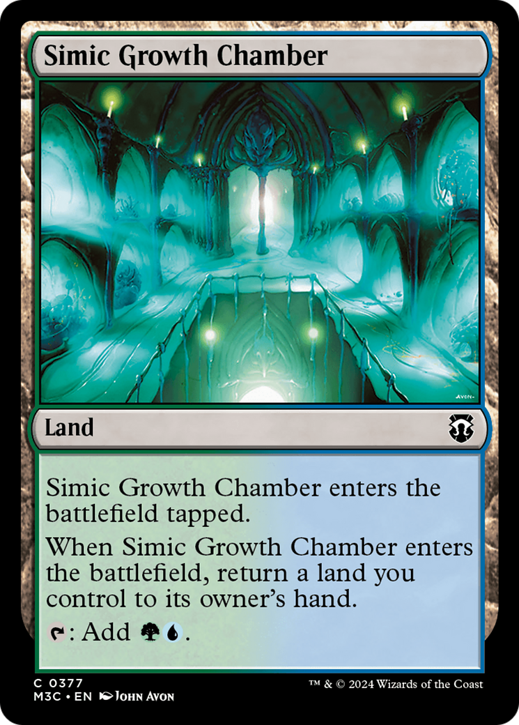 Simic Growth Chamber (Ripple Foil) [Modern Horizons 3 Commander] | The Time Vault CA