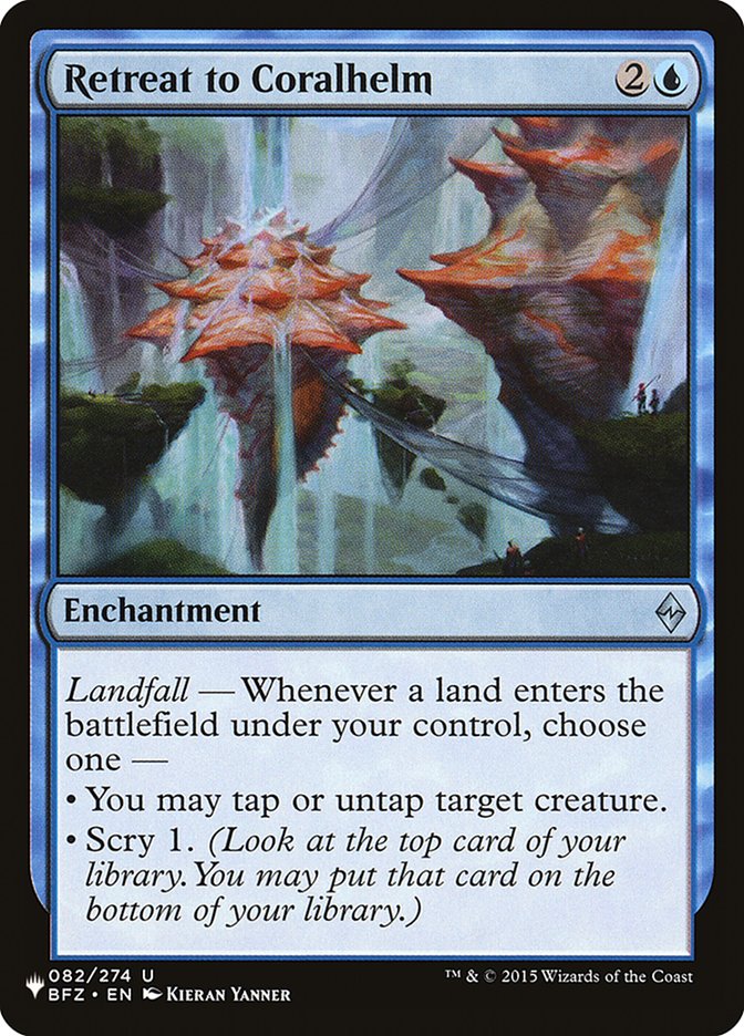 Retreat to Coralhelm [The List] | The Time Vault CA