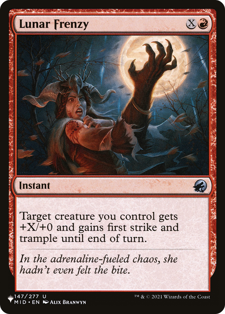 Lunar Frenzy [The List] | The Time Vault CA