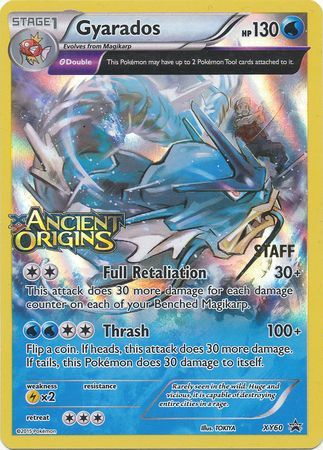 Gyarados (XY60) (Staff) [XY: Black Star Promos] | The Time Vault CA