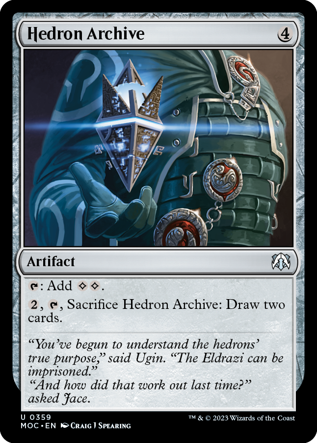 Hedron Archive [March of the Machine Commander] | The Time Vault CA