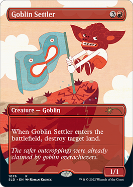 Goblin Settler (Borderless) [Secret Lair Drop Series] | The Time Vault CA