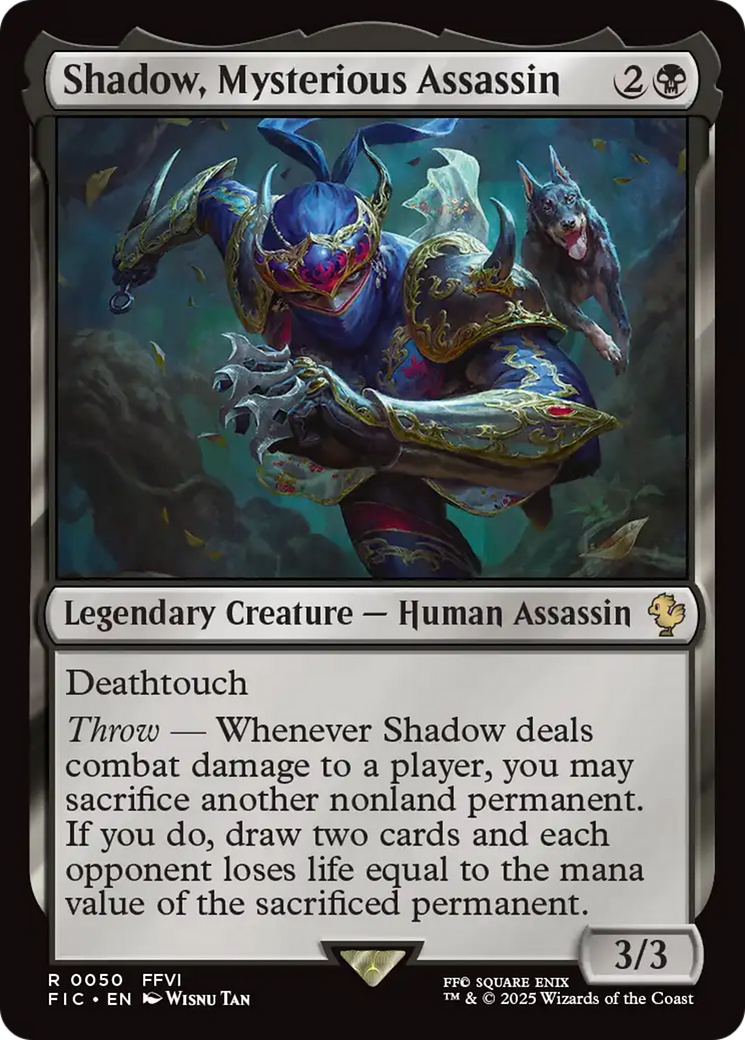 Shadow, Mysterious Assassin [FINAL FANTASY Commander] | The Time Vault CA