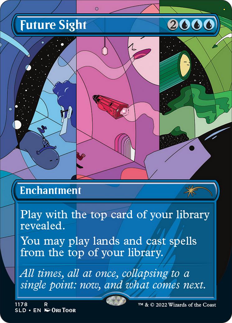 Future Sight (Borderless) [Secret Lair Drop Series] | The Time Vault CA