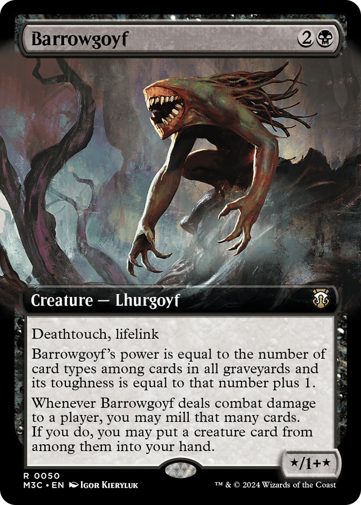 Barrowgoyf (Extended Art) [Modern Horizons 3 Commander] | The Time Vault CA
