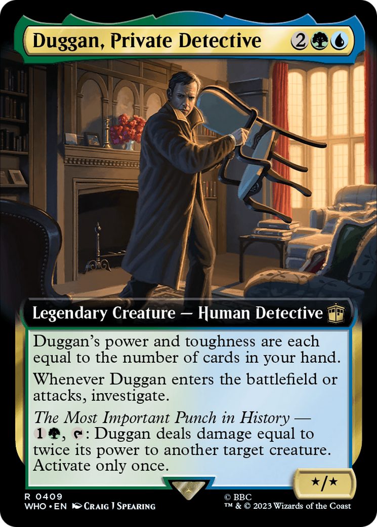 Duggan, Private Detective (Extended Art) [Doctor Who] | The Time Vault CA