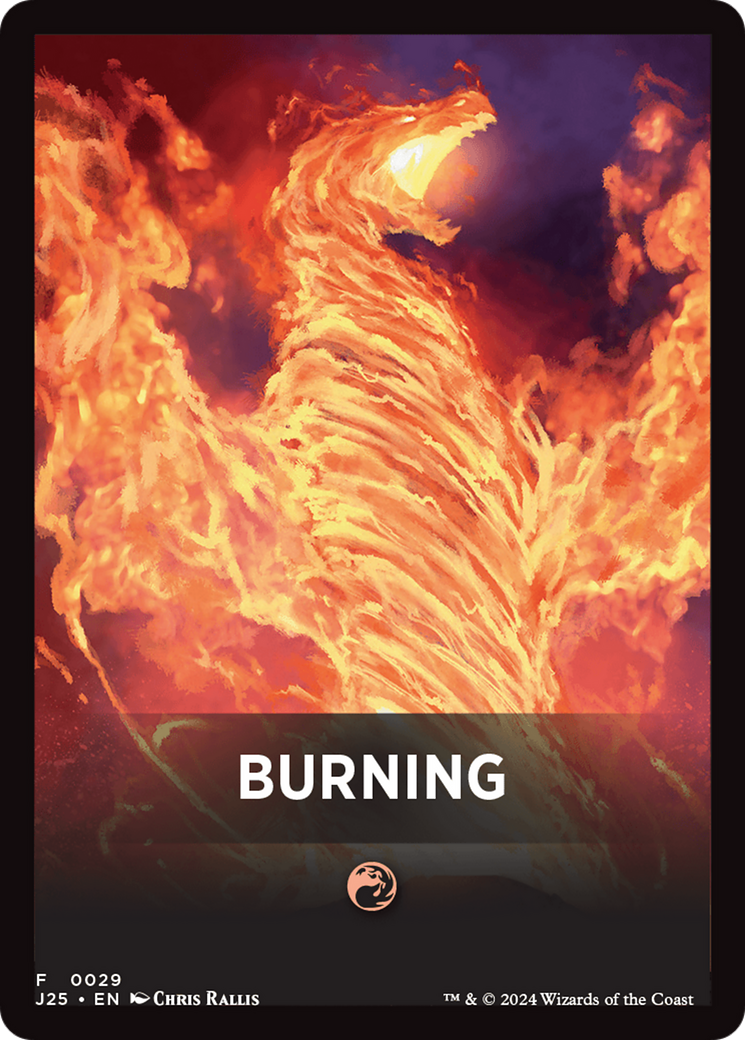 Burning Theme Card [Foundations Jumpstart Front Cards] | The Time Vault CA